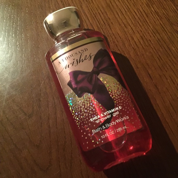 Bath & Body works shower gel.