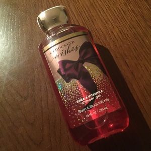 Bath & Body works shower gel.