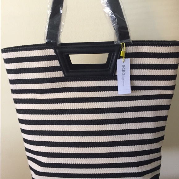 Striped BCBG PURSE