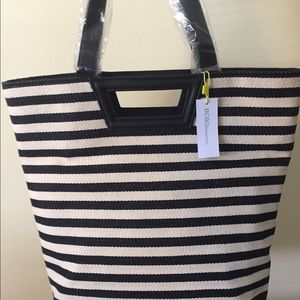Striped BCBG PURSE
