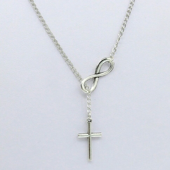 Infinity Cross Necklace - Picture 1 of 1