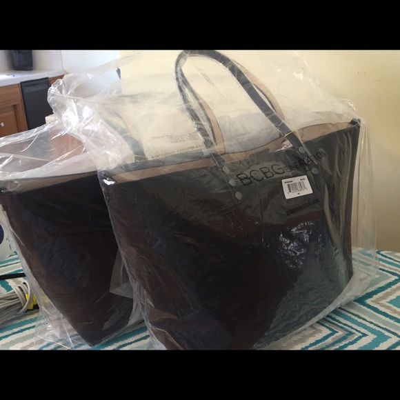 BCBG leather black and pink purses - Picture 3 of 3