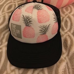 The color run pink pineapple SnapBack