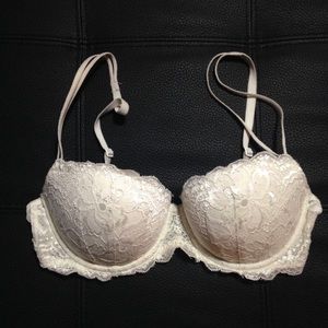 VS Pink Push Up Date Bra 34C