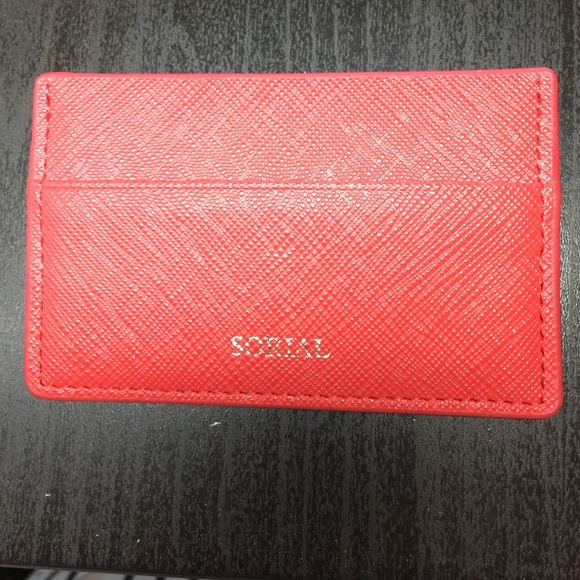 Social Red Card Case Holder
