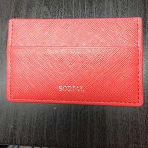 Social Red Card Case Holder