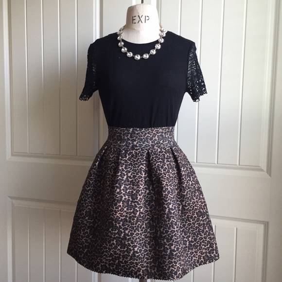 Freestyle Dresses & Skirts - Leopard Prints Skater Skirt