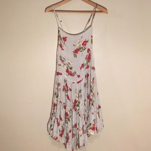 Free People lace up back dress