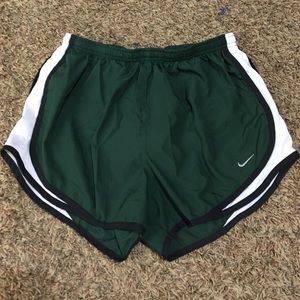Dark green Nike dri-fit shorts