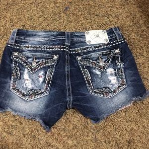 Miss Me signature shorts