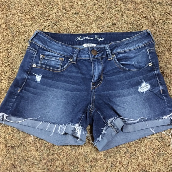 American Eagle super stretch jean shorts
