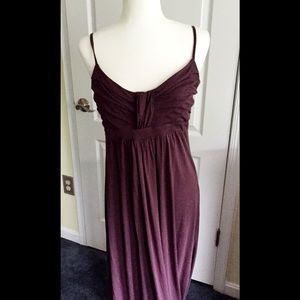 Plum maxi dress