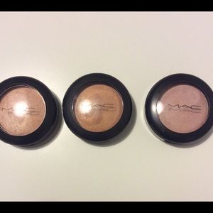 Mac cream color base trio in bronze, hush, shell