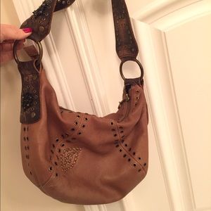 Betsey Johnson small brown shoulder bag