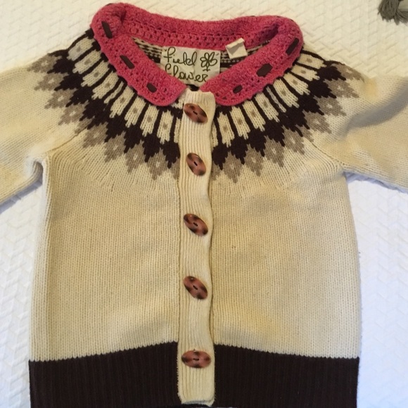 Anthropologie intarsia spring sweater!