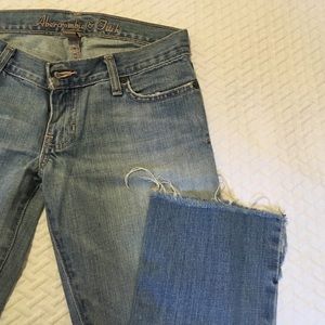 Vintage cropped Abercrombie denim