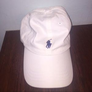 White Polo Hat **ON HOLD PLEASE DONT PURCHASE**