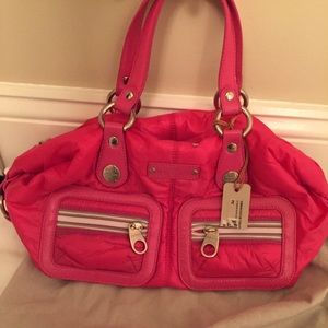 Brand new hot pink hogan hand bag