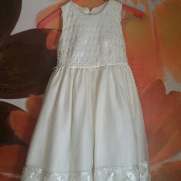 Ivory Flower Girl Dress - Picture 1 of 4