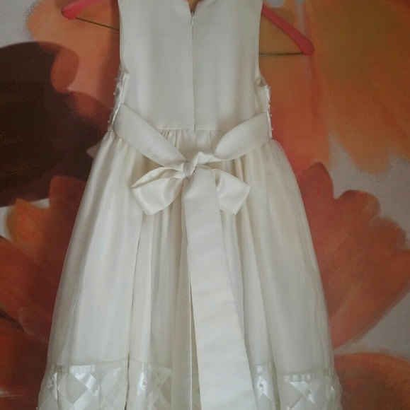 Ivory Flower Girl Dress - Picture 4 of 4