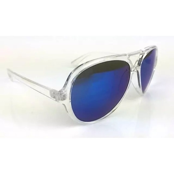 Clear transparent avatar mirrored sunglasses - Picture 3 of 4