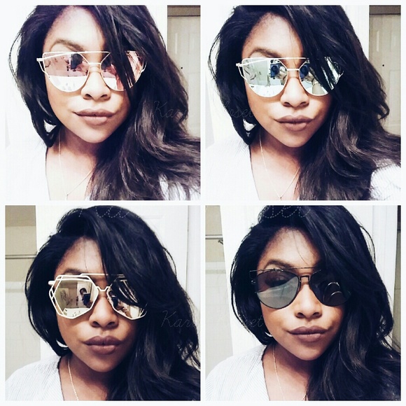 Accessories | "Coming up rosey" mirror sunnies - Picture 4 of 4