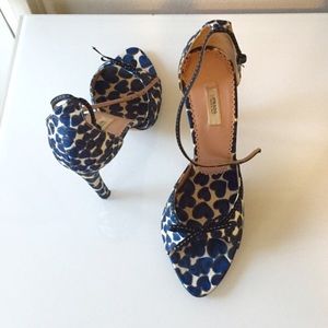 Prada Ankle Strap Heels