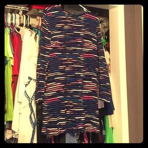 Long sleeve striped dress