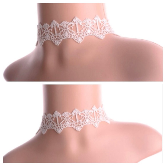 Lace Choker Necklace - Picture 1 of 3