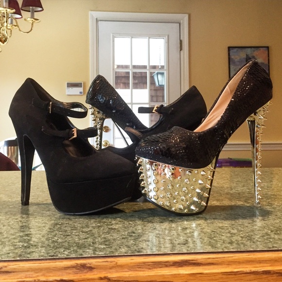 Sassy platform heels bundle