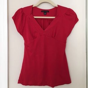 BR Red Cap Sleeve Top