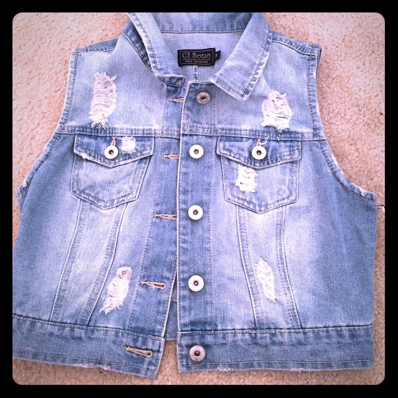 Denim vest