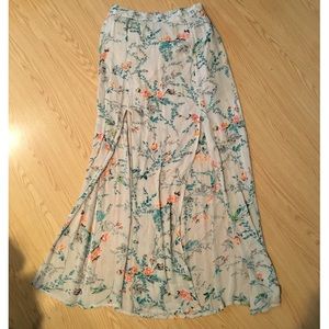 Billabong Floral Maxi Skirt