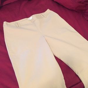 Light tan Ann Taylor Loft slacks, size 14