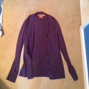 Tory Burch Purple Cardigan
