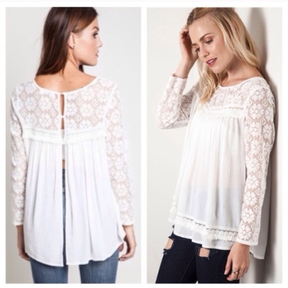 ❣LAST❣ Lace Detailed Top white - Picture 4 of 4