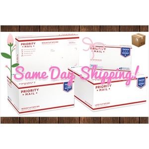 SAME DAY SHIPPING FOR ALL ORDERS PLACED BY 5 PM!!