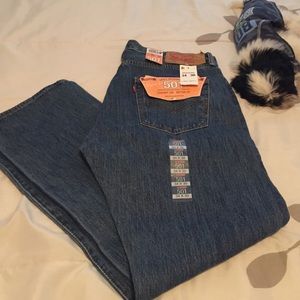 Bran new men's levi'sstraight boton fly