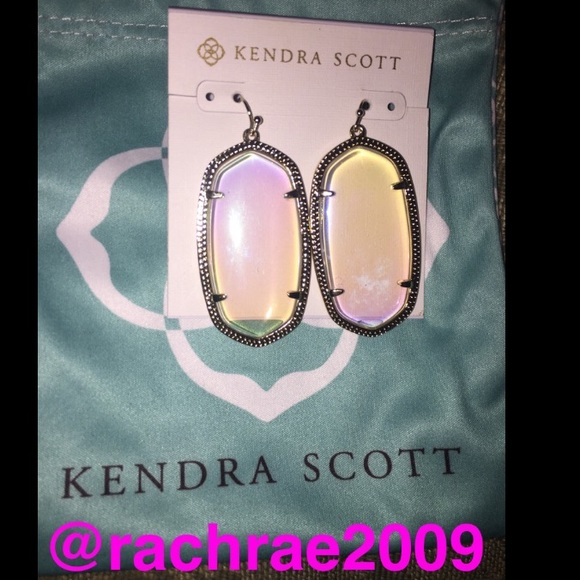 Kendra Scott magenta and turquoise Morgan studs - Picture 4 of 4