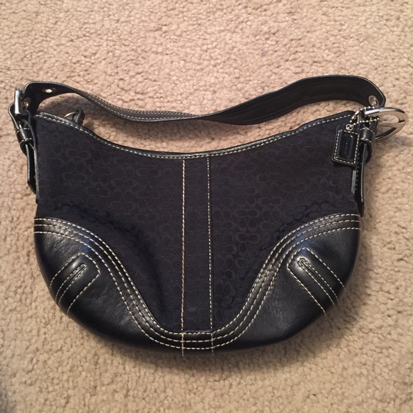 Black coach purse