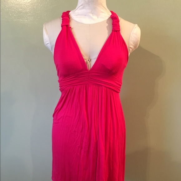 Beautiful pink halter dress