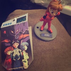 Vintage Neon Genesis Evangelion Asuka figurine