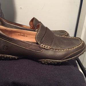 Born brown loafers
