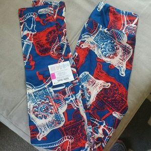 Os antique phone leggings