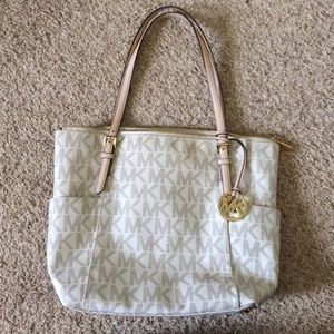 Michael Kors large logo tote