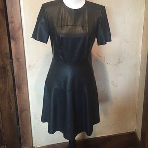 Great quality faux leather dress