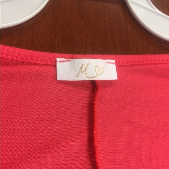 🎉2X HP🎉 Caged chest coral tunic plus sizes - Picture 4 of 4