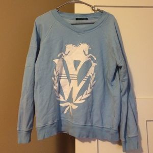 Rare Wildfox Horse Silhouette Baggy Beach Jumper