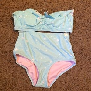 Rare Wildfox Swim Starry Days in Hunny Bunny Blue