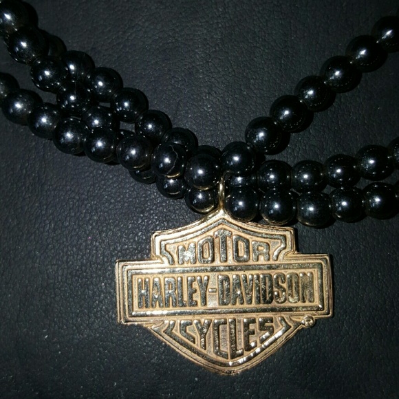 Harley Davidson Jewelry Black Pearl And 14k Gold
